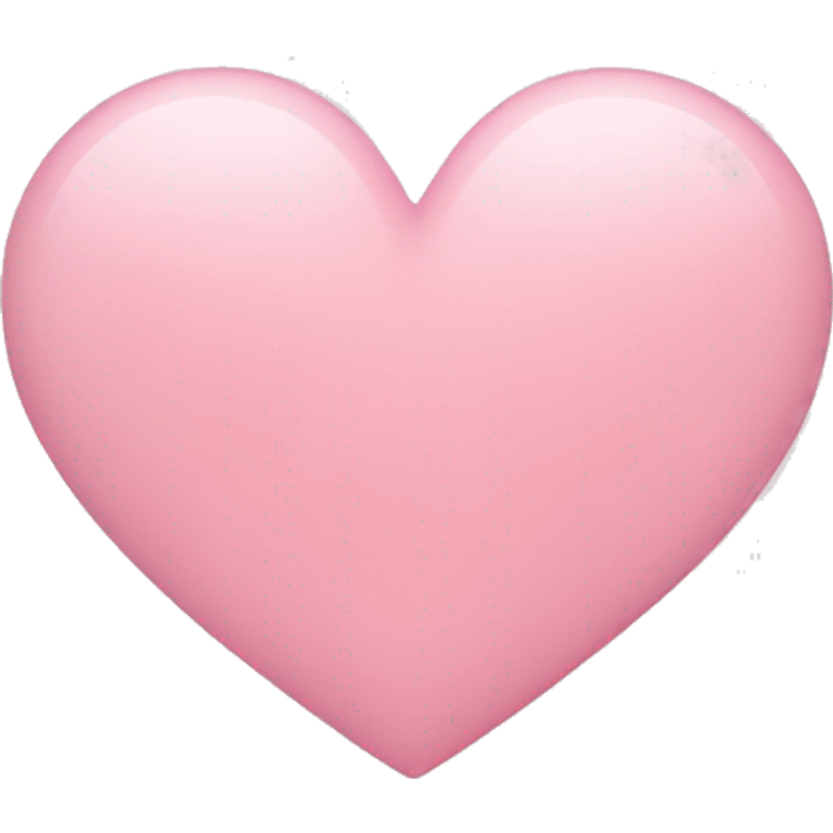 Light pink heart emoji