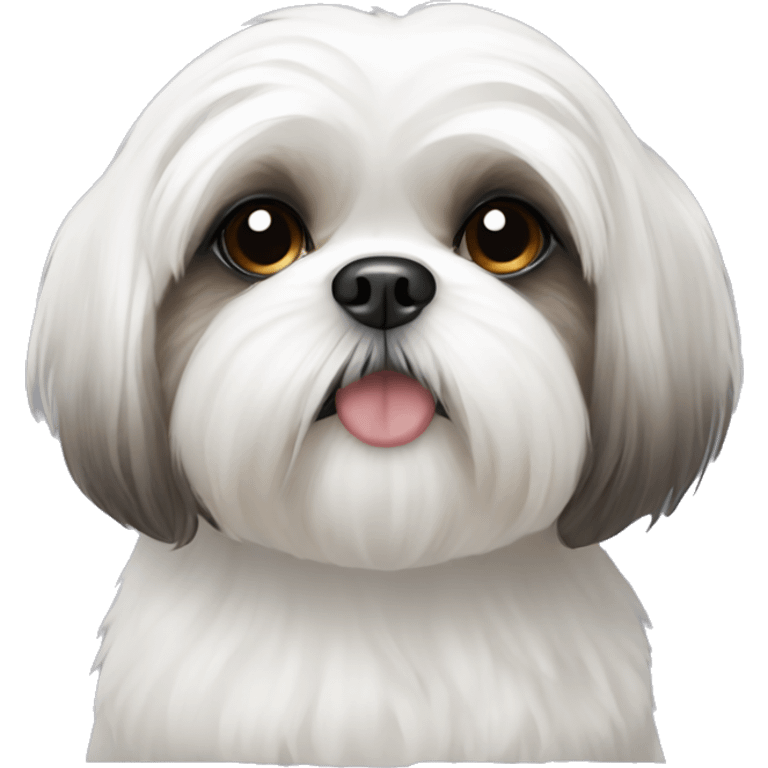 White shih tzu emoji