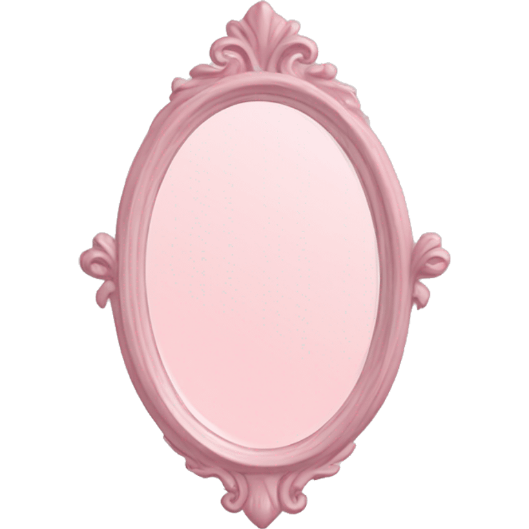 pastel pink mirror emoji