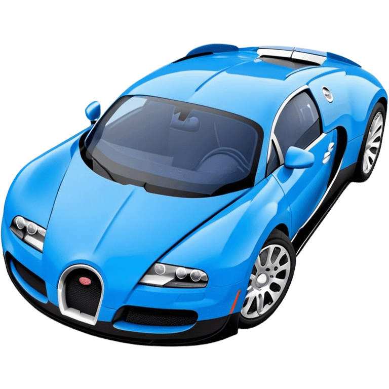 Bugatti Veyron - Bugatti (Model Year: 2020) (Iconic colour: Blue) emoji