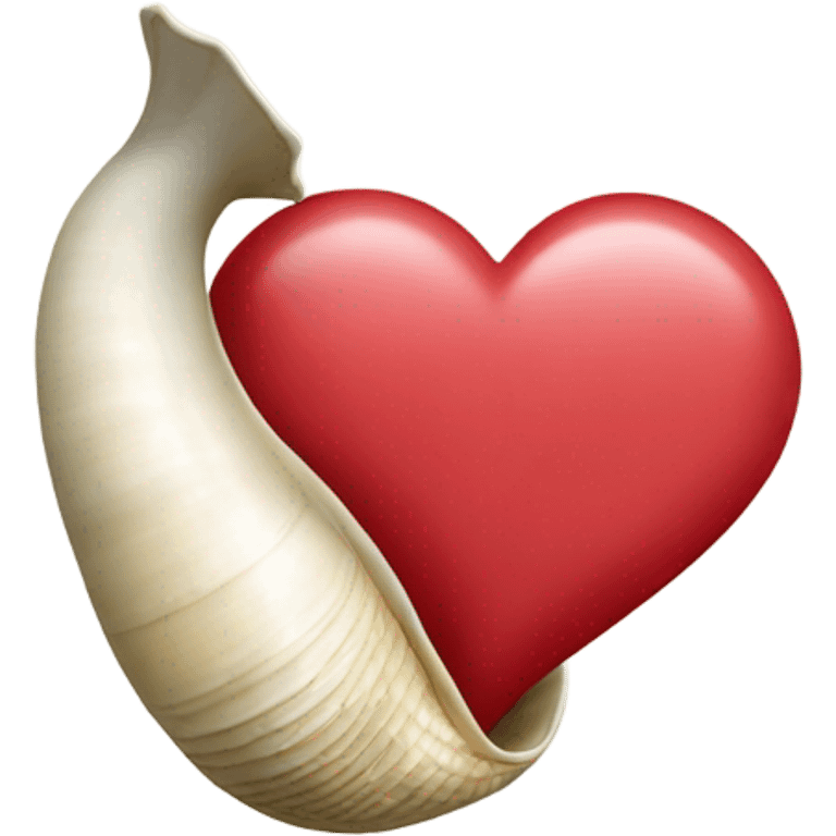 geoduck and a heart evergreen state emoji