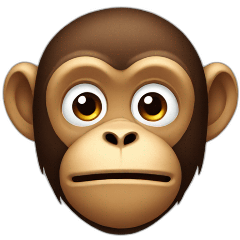 Monkey creeps  emoji