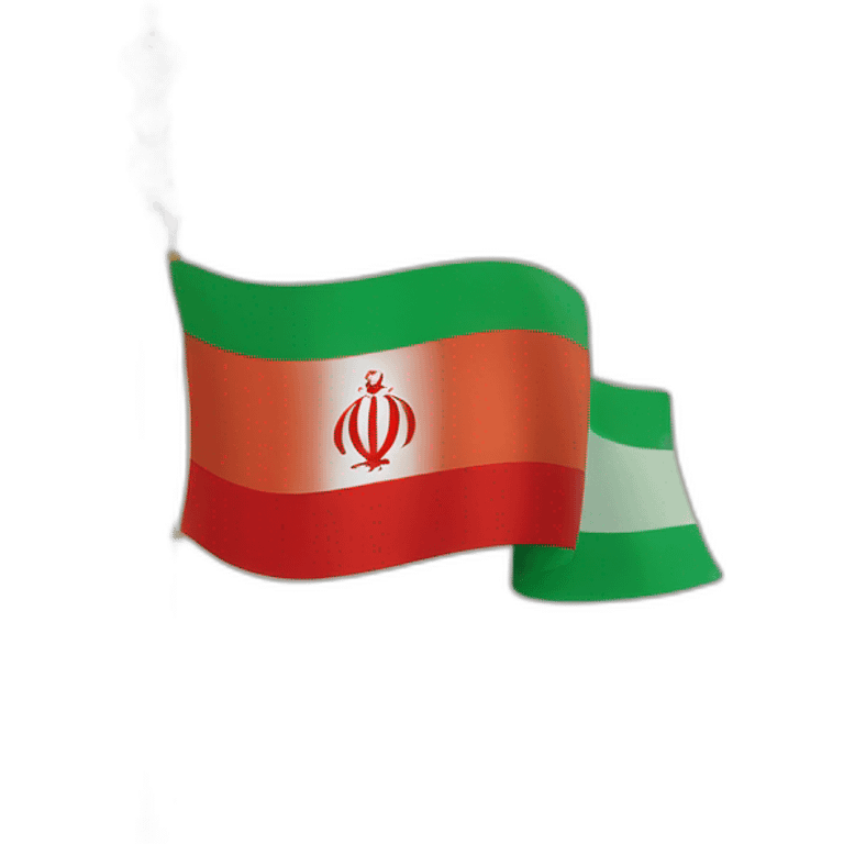 Pahlavi flag of Iran emoji