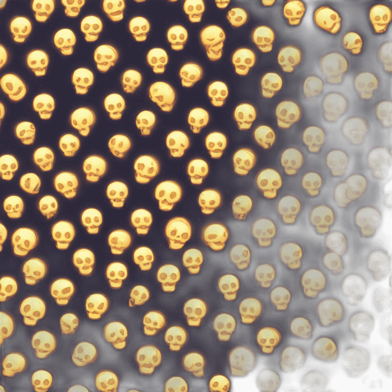 glow skull emoji