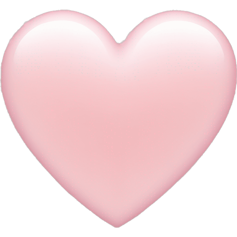 light pink heart emoji