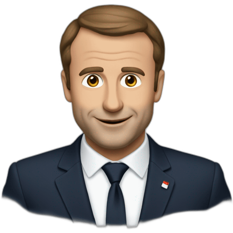 Macron en costare emoji