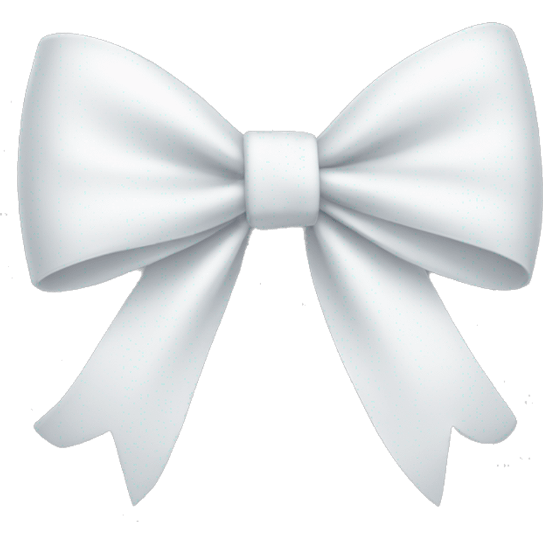 white bow emoji