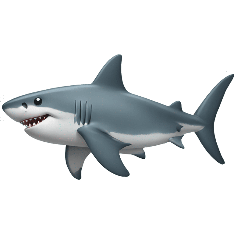 shark with a fat butt emoji