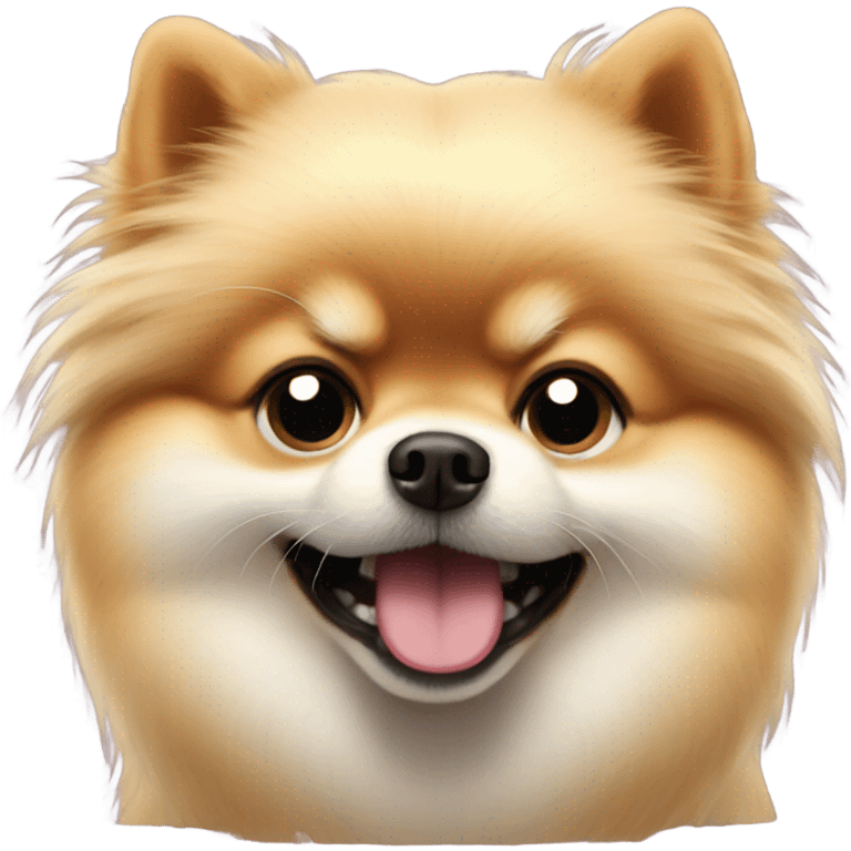 Crying pomeranian emoji