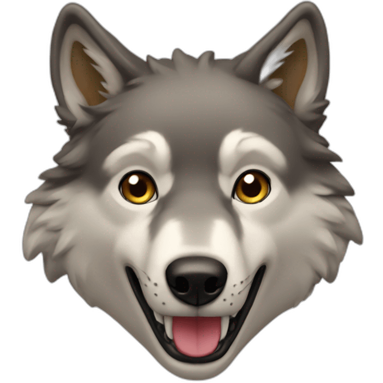 Wolf eclair emoji