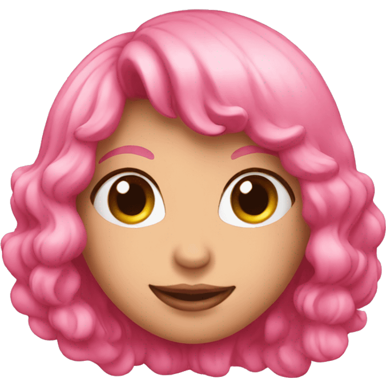 Pink love emoji