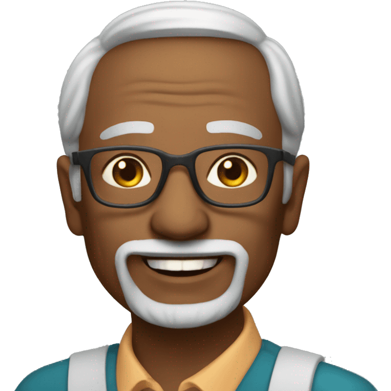 a dynamic teacher of 55 years emoji