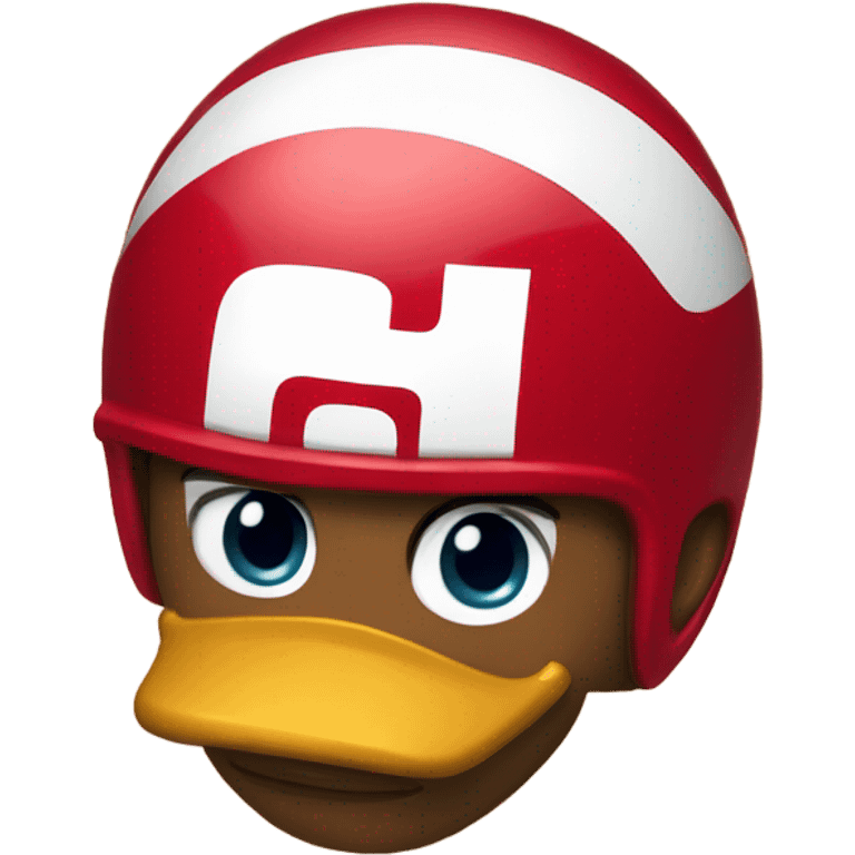 Donald Duck in 49er jersey emoji