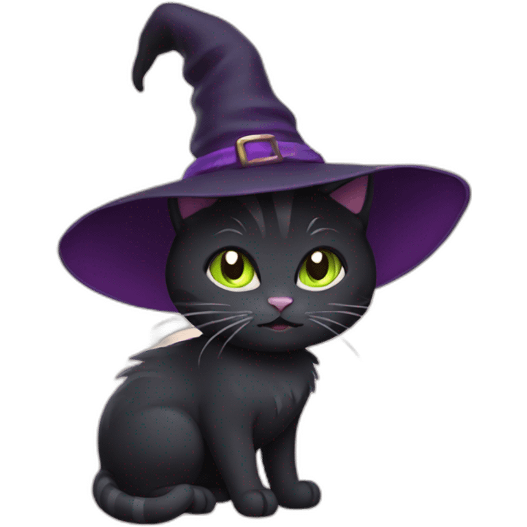 witch cat emoji