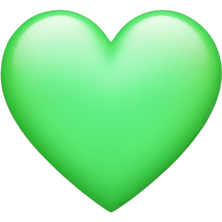 Light green heart emoji