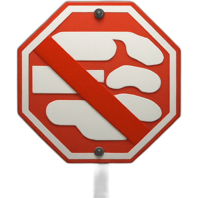 stop sign emoji