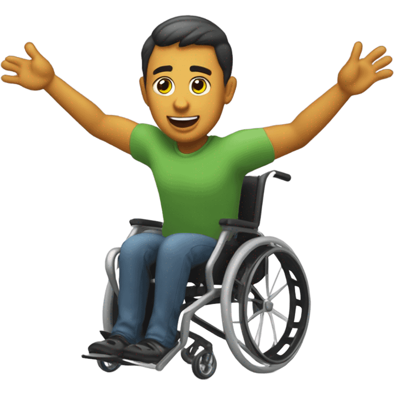 wheelchair parkour emoji