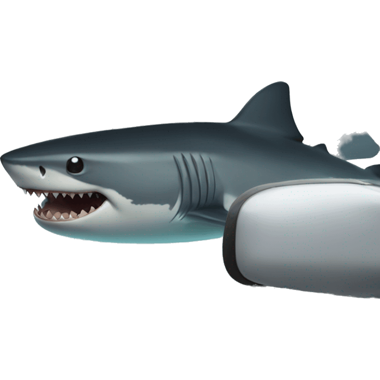 shark in a car emoji