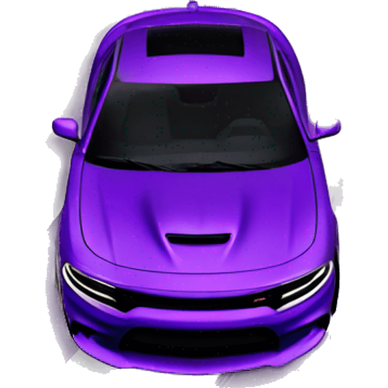 Dodge charger hellcat SRT purple emoji