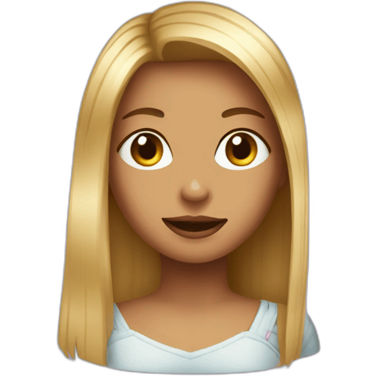 Y2K girl emoji