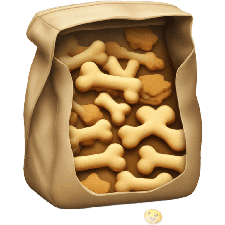 Bag of pet treats emoji