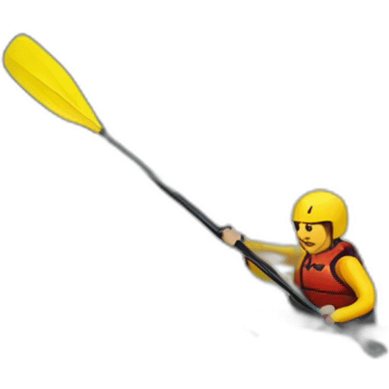 Kayak descente  emoji