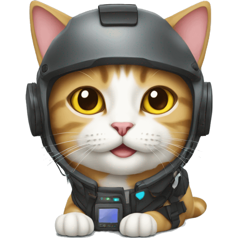 techie cat emoji