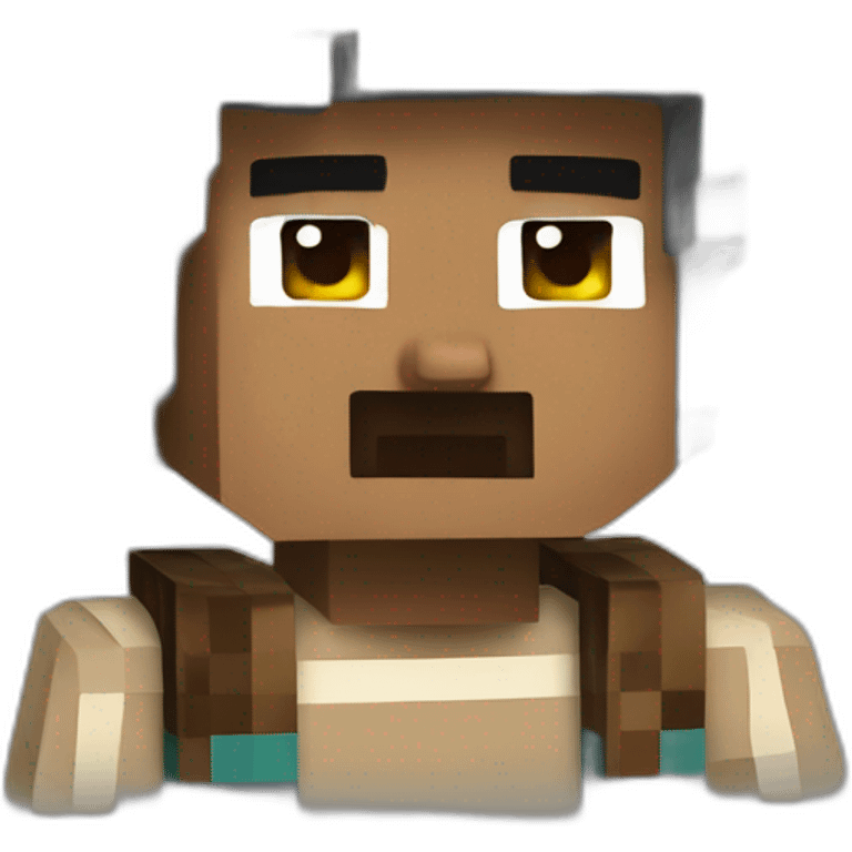 steve de minecraft emoji