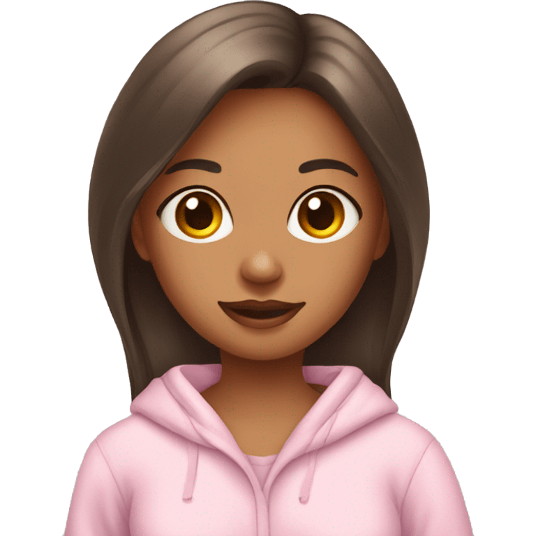 Girl in loungewear emoji