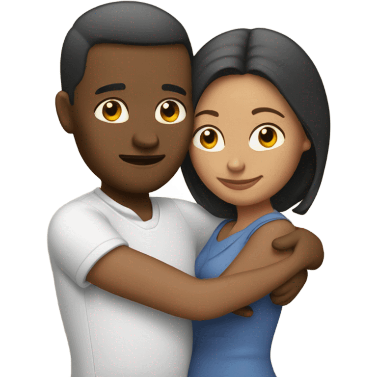 Husband and wife hugging  emoji