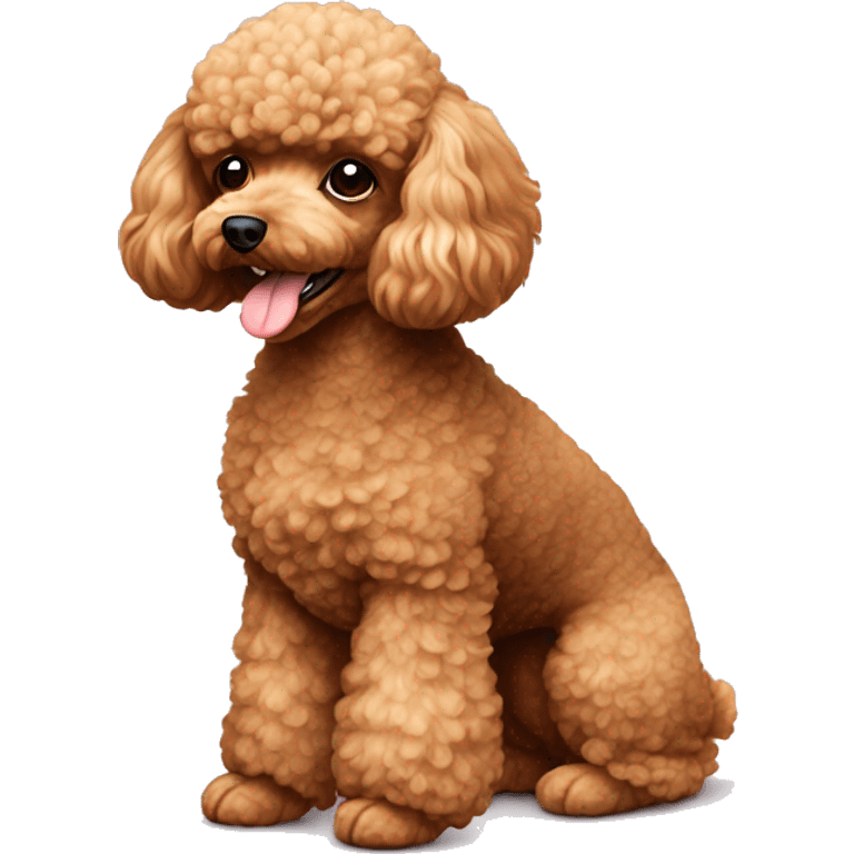 toy poodle dog breed emoji