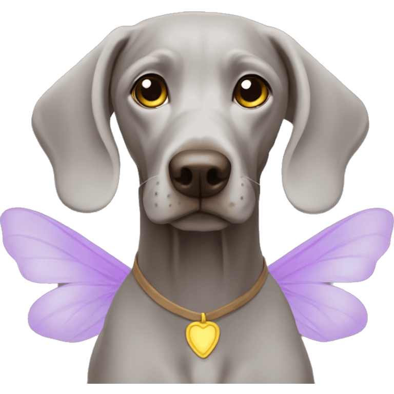 Weimaraner fairy  emoji