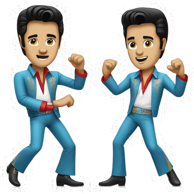 Elvis presley dancing emoji