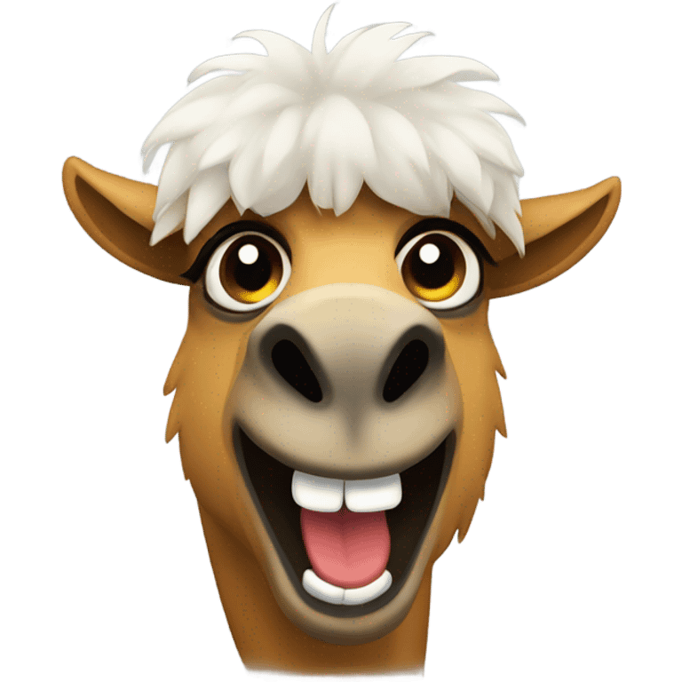 angry lama emoji