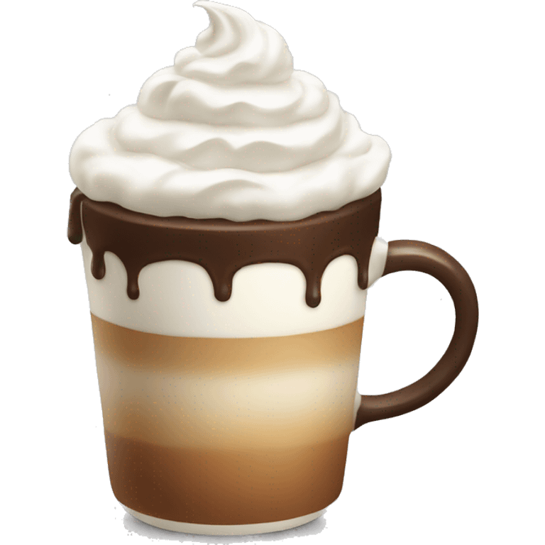 Coffee with whipped cream  emoji