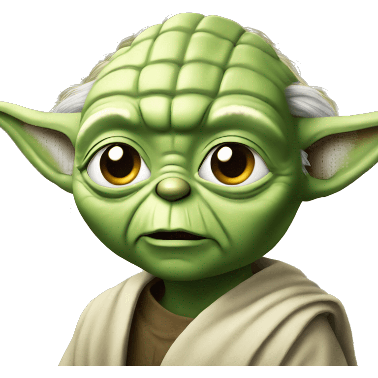 Yoda fait un feuk  emoji