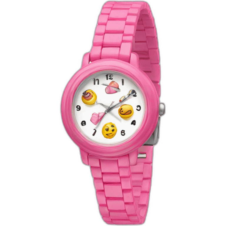 Girly watch  emoji