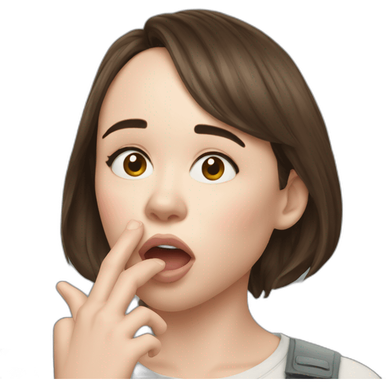 Ellen page blowing kiss emoji