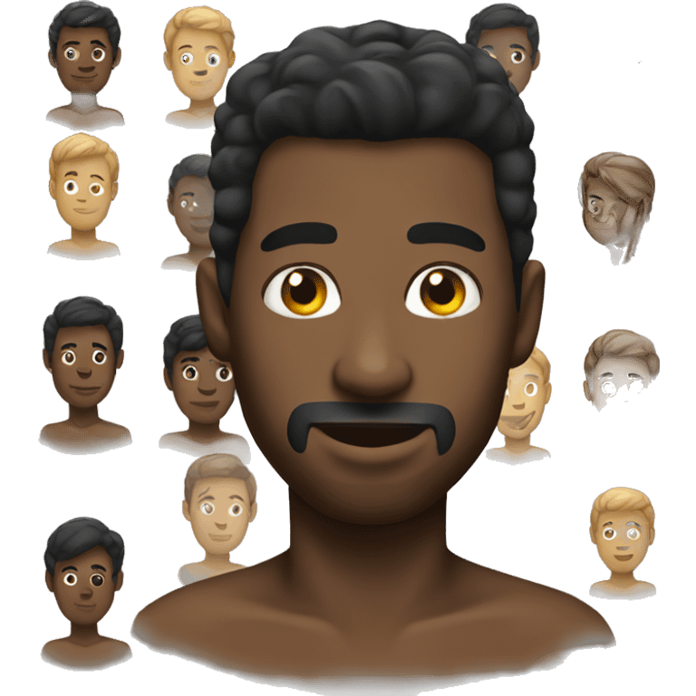 Gay black men emoji