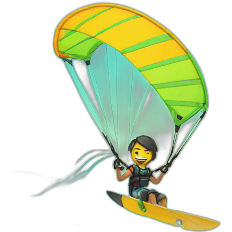 Kitesurfing emoji