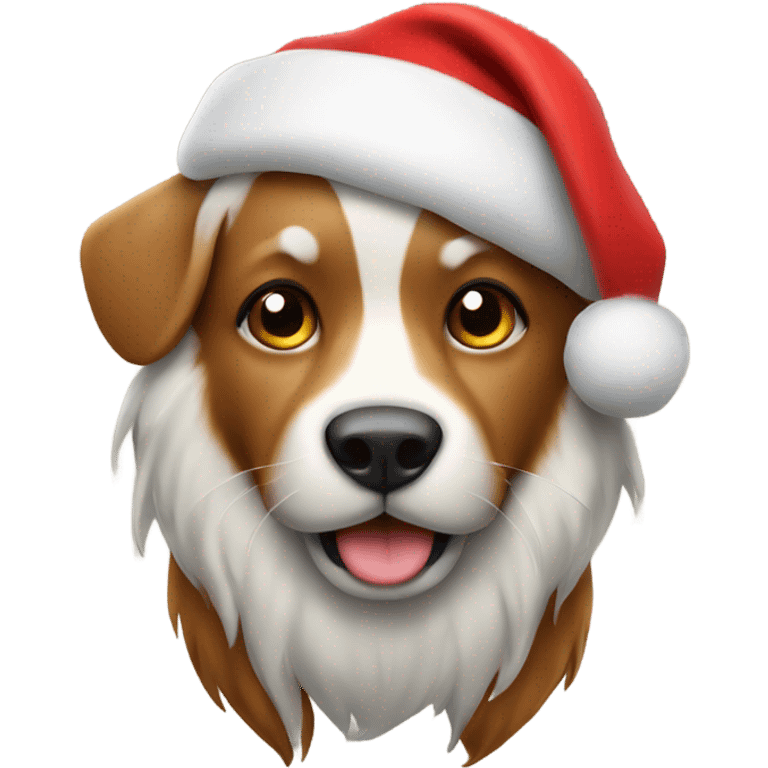 animal in santa hat emoji