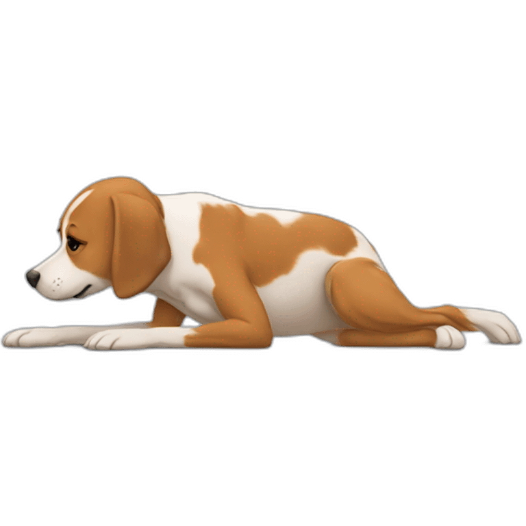 downward dog emoji