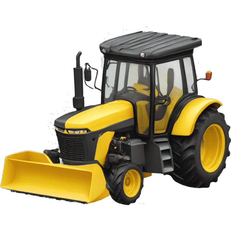 engine-of-yellow-tractor emoji