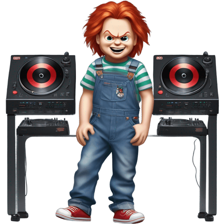 Chucky asa dj emoji