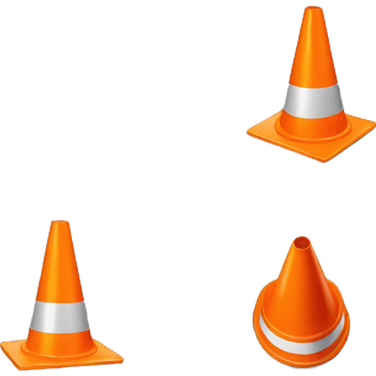 Traffic cone emoji