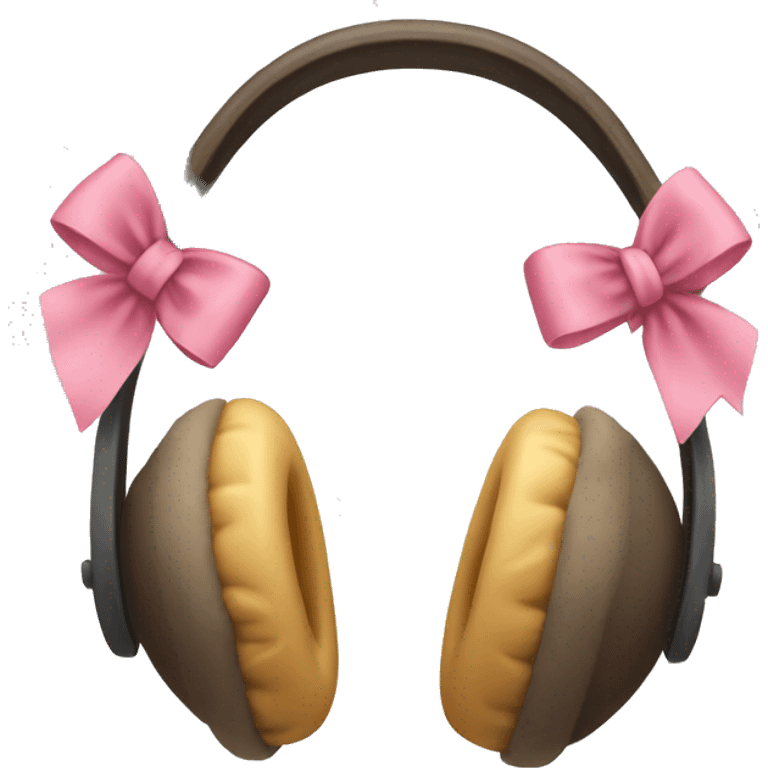 Earmuffs with bows emoji