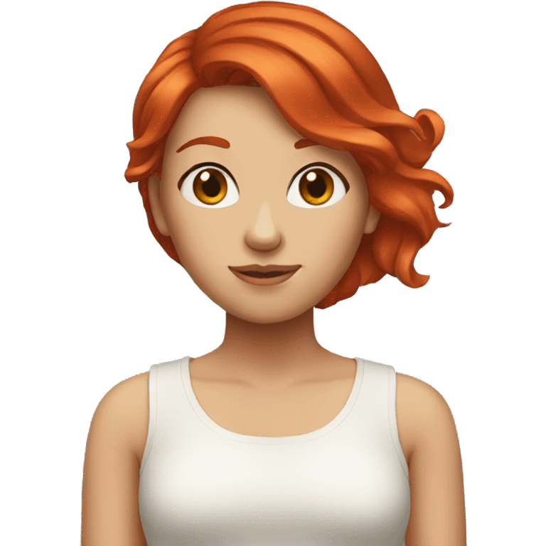 red hair girl emoji