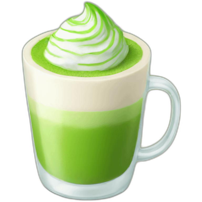 Matcha latte  emoji