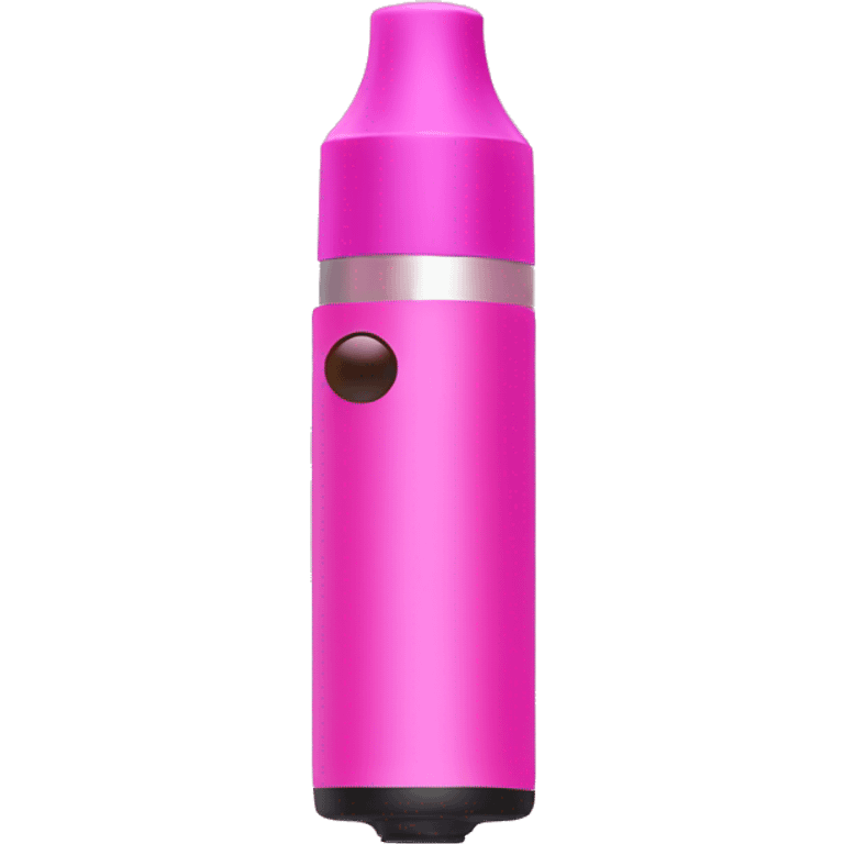 A pink vape emoji