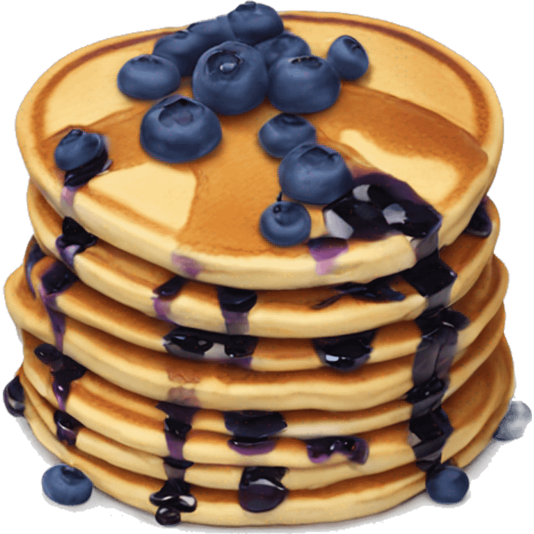 Blueberry pancakes  emoji